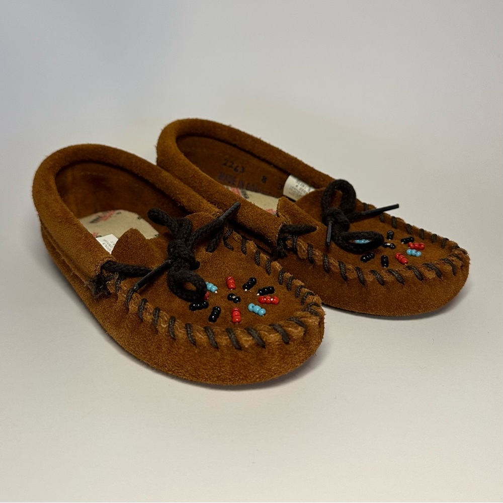 Toddler suede moccasins